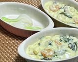 葉付き新玉ねぎ(葉玉ねぎ)のグラタン作り方7写真