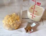 簡単コーンの豆乳スープ♪冷でも温でも作り方1写真