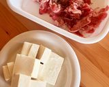 豚肉と木綿豆腐のキムチ炒め作り方2写真