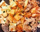 豚肉と木綿豆腐のキムチ炒め作り方4写真