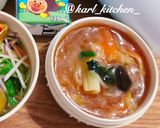 簡単あんかけ焼きそば野菜サラダ弁当作り方1写真