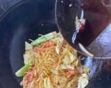 キムチを加えた上海焼きそば作り方5写真