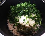 ペルシャ料理 サブジポロ（ハーブご飯）作り方5写真
