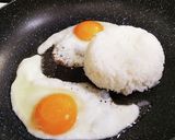 後がけソースの卵チャーハン作り方2写真