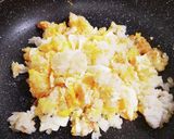 後がけソースの卵チャーハン作り方3写真