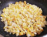 後がけソースの卵チャーハン作り方4写真