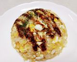 後がけソースの卵チャーハン作り方6写真