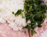 簡単♪鶏ひき肉と大葉の和風ハンバーグ作り方1写真