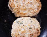 簡単♪鶏ひき肉と大葉の和風ハンバーグ作り方7写真