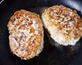簡単♪鶏ひき肉と大葉の和風ハンバーグ作り方8写真
