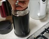 オートミールとあおさの味噌おじや作り方1写真