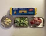 ねぎ1本使い切り！豚ねぎパスタ作り方1写真