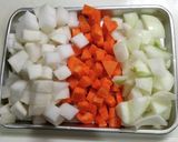 ☆豚肉の野菜クリームソースかけ☆作り方2写真