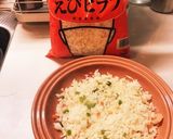 えびピラフとブロッコリーオムレツ弁当作り方1写真