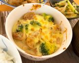 鶏とブロッコリーの白味噌豆乳グラタン作り方7写真