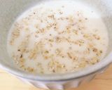 超簡単朝ごはん蜂蜜いりホッとオートミルク作り方2写真