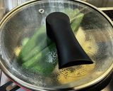 葉付き新玉ねぎ(葉玉ねぎ)の蒸し焼き作り方4写真