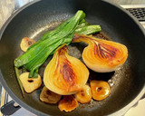 葉付き新玉ねぎ(葉玉ねぎ)の蒸し焼き作り方5写真