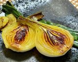 葉付き新玉ねぎ(葉玉ねぎ)の蒸し焼き作り方6写真