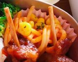 簡単うさきおにぎり焼鳥ナポリタン弁当作り方6写真