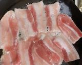 背徳の豚ばらガリバタ丼作り方12写真