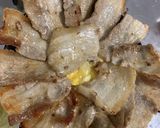 背徳の豚ばらガリバタ丼作り方14写真