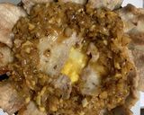 背徳の豚ばらガリバタ丼作り方20写真