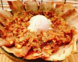 背徳の豚ばらガリバタ丼作り方22写真