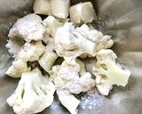 綺麗☆カリフラワー紫キャベツの春梅サラダ作り方3写真