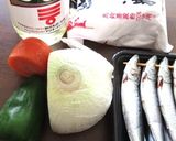 新玉ねぎ入り、めざしの南蛮漬け作り方1写真