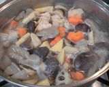お節料理に☆基本の筑前煮(煮しめ)作り方8写真