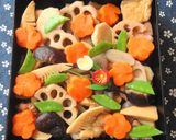 お節料理に☆基本の筑前煮(煮しめ)作り方10写真
