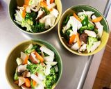 レンジ肉無し白菜ズッキーニ中華風回鍋肉風作り方13写真