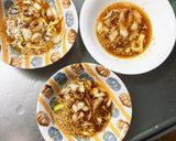 レンジ肉無豆腐コク旨甘辛炒め味野菜炒め作り方5写真