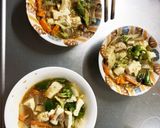 レンジ肉無豆腐コク旨甘辛炒め味野菜炒め作り方16写真