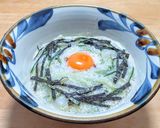 イカとキュウリと山芋と卵黄のトロトロ丼作り方6写真