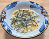 イカとキュウリと山芋と卵黄のトロトロ丼作り方7写真