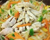 ピリ辛鶏肉炒め。作り方6写真