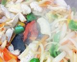 ピリ辛鶏肉炒め。作り方7写真
