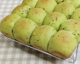 甘納豆入り☆抹茶ちぎりパン作り方7写真