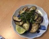 ナス焼きニラ塩トッピング作り方3写真