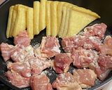 たっぷり野菜と鶏ももの旨塩蒸し作り方1写真