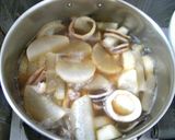 母の味♪お出汁も美味しい大根とイカの煮物作り方6写真