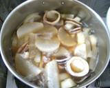 母の味♪お出汁も美味しい大根とイカの煮物作り方6写真