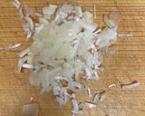 厚揚げを焼いてねぎ、ごま、かつお節作り方5写真