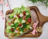 梅包みのサラダブーケ作り方8写真