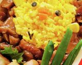 キャラ弁☆そぼろで素朴なひよこサン弁当☆作り方1写真