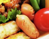 キャラ弁☆そぼろで素朴なひよこサン弁当☆作り方3写真