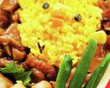 キャラ弁☆そぼろで素朴なひよこサン弁当☆作り方4写真