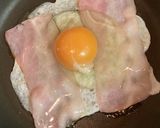 ベーコンエッグチーズトースト作り方2写真